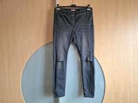 Dunkelgraue Jeggings mit Schlitzen am Knie von H&M Gr. 48 Harburg - Hamburg Wilstorf Vorschau