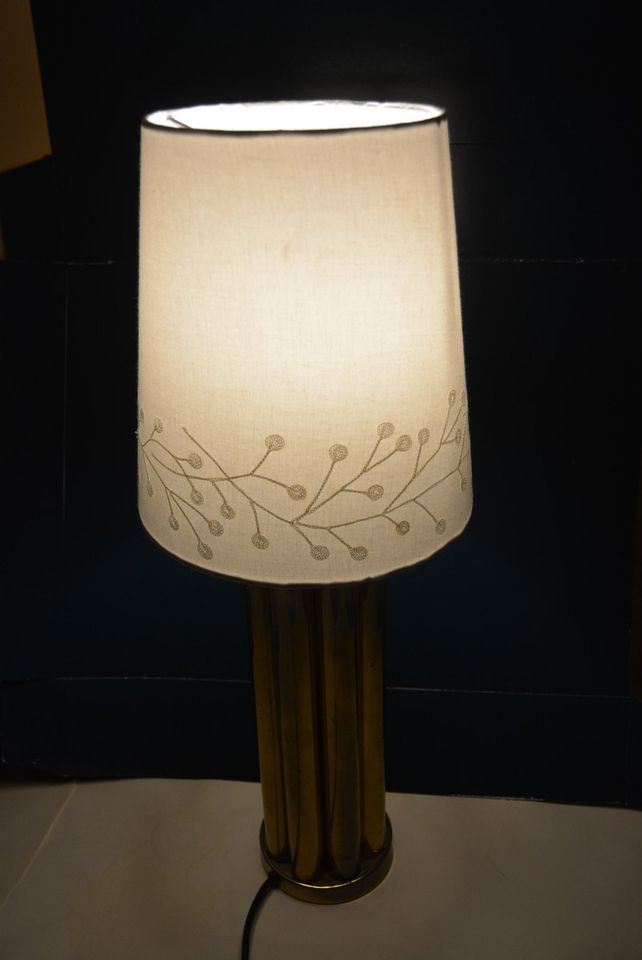Tischlampe Art Deco messing ca. 30iger Jahre Metall Lampe in Leipzig