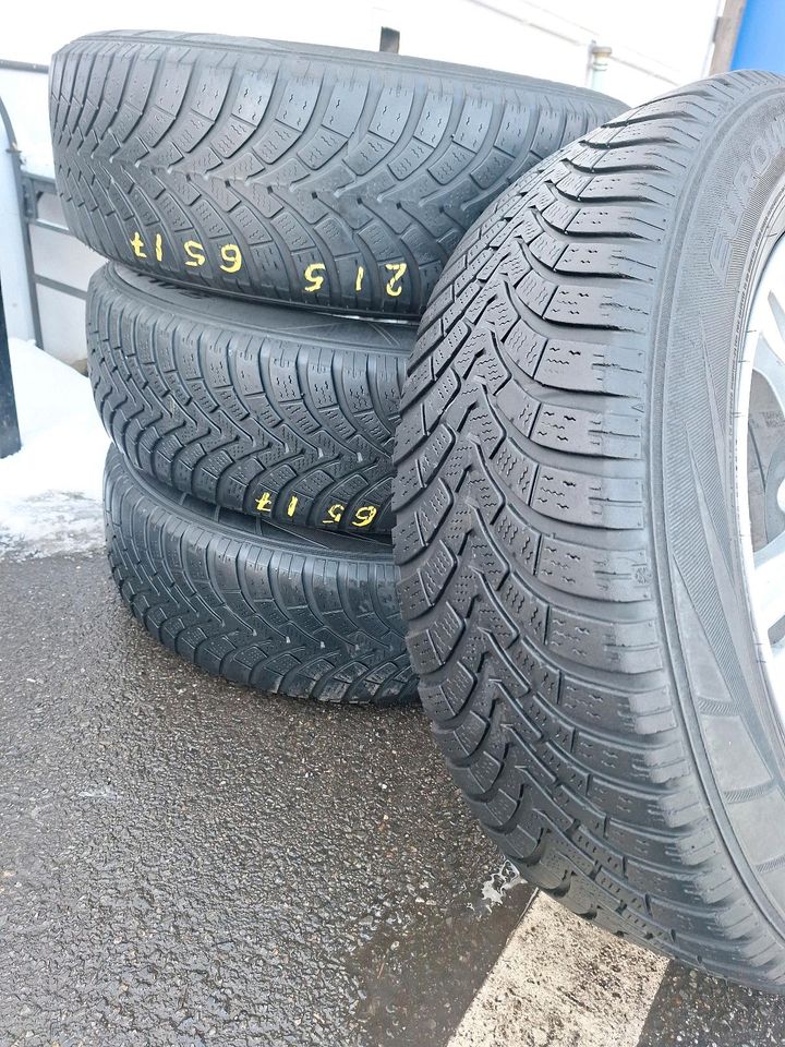 4× 215/65r17 99H Audi Q3 Winterreifen/Alufelgen in Würselen