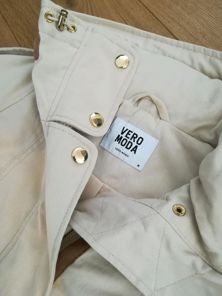 Vero Moda, Kurzmantel, Frühjahr, Damen, Gr. M, beige in Illertissen