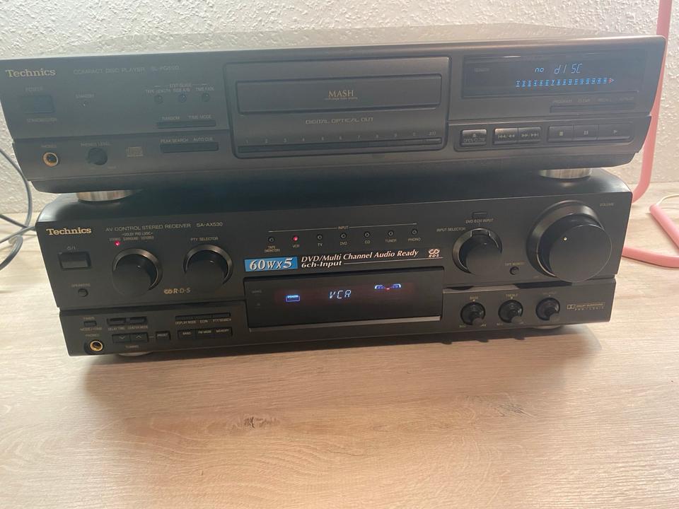 ‼️Technics Verstärker SA-AX530 und CD Player SL-PG590‼️ in Apolda