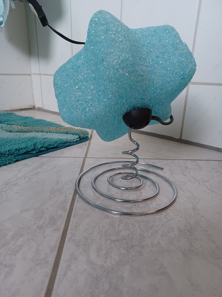 Nachttischlampe blau Stern Lampe Kinderzimmer in Weida