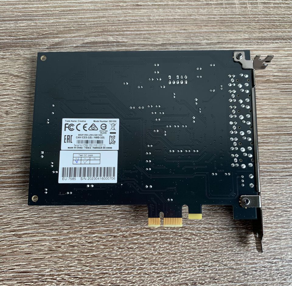 Creative Sound Blaster Audigy Rx PCIe-Soundkarte in Sögel