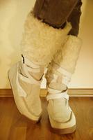 wunderschöne Wildleder Winterstiefel von KangaRoos, 39, weiß Thüringen - Altenburg Vorschau