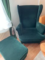 Lieblingsstück: Sessel mit Hocker STRANDMON dunkelgrün Niedersachsen - Hildesheim Vorschau