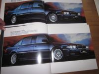 Prospekt Katalog BMW L7 750i E38 7er XXL 1998, mit Ledermustern! Bayern - Karlsfeld Vorschau