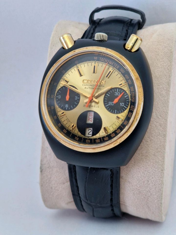 Vintage Citizen Bullhead automatic Chronograph Rare Watch in Dortmund