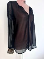 ZARA - Schwarze Bluse mit Pailetten / Stickerei Gr. S München - Pasing-Obermenzing Vorschau