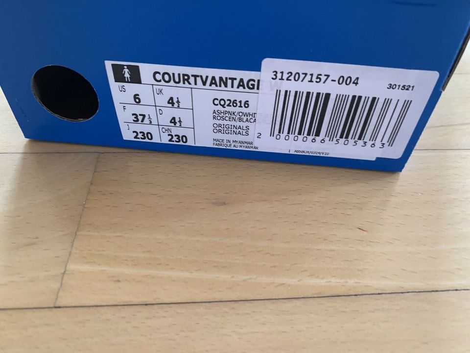 Adidas Sneaker courtvantage Gr. 37 1/3 rosa neu in Weil im Schönbuch