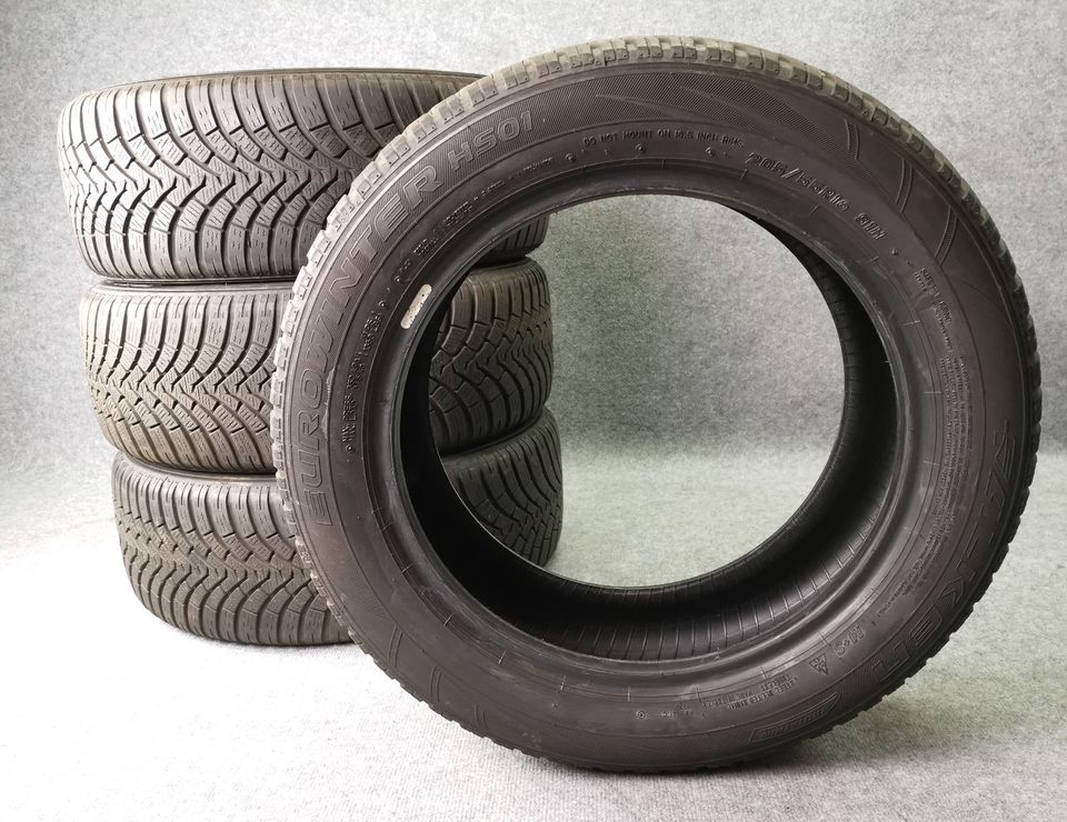 4x 205/55R16 91H M+S Falken Eurowinter Winterreifen 5-6mm in Wolfsburg