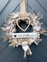 ♡ Türkranz ♡-lich Willkommen ♡ Herz ♡ Kranz ♡ shabby Deko❣️ Krummhörn - Hamswehrum Vorschau