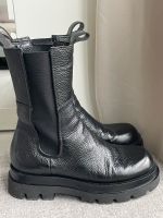 Damen Boots Stiefeletten MJUS Gr 40 schwarz Leder Hessen - Darmstadt Vorschau