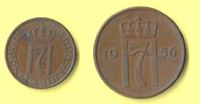 Norwegen 2 Münzen 1947 und 1956 Brandenburg - Schildow Vorschau