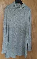Longpullover Longshirt Minikleid Rollkragen grau von Amisu Gr. S Niedersachsen - Nordstemmen Vorschau