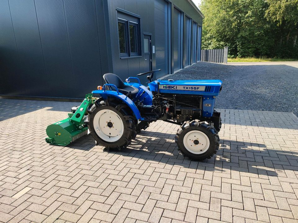 Kleintraktor Iseki TX 155 + Schlegelmulcher 100 cm Traktor KAT 1 in Auderath