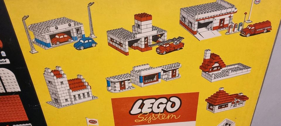 LEGO System 60er Straßen Karte Spielbrett Platte antik original G in Hohenpeißenberg