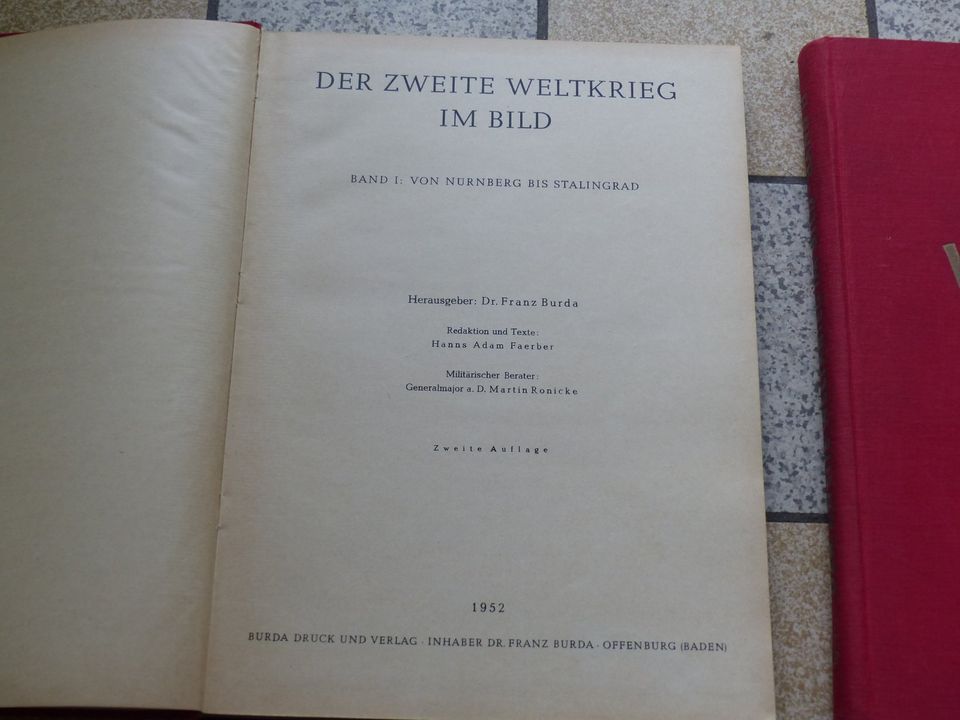 Dr.Franz Burda - Der Zweite Weltkrieg in Bildern Band 1 und 2 WK2 in Dittersdorf (Schleiz)
