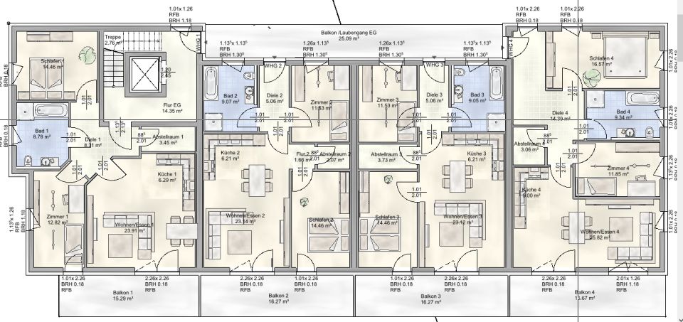 W 1-Interessante Wohnung für Eigennutzer und Kapitalanleger- für Kapitalanleger ohne Mietrisiko in Vellmar