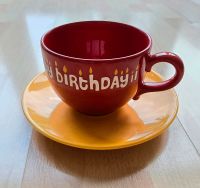 Große Tasse Happy Birthday Müslischale mit Teller Waechtersbach Baden-Württemberg - Waldshut-Tiengen Vorschau