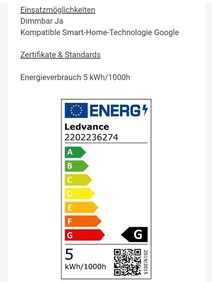 Ledvance LED Leuchtmittel Neu Reflektor Smart+ GU10 dimmbar 5W NP in Leipzig