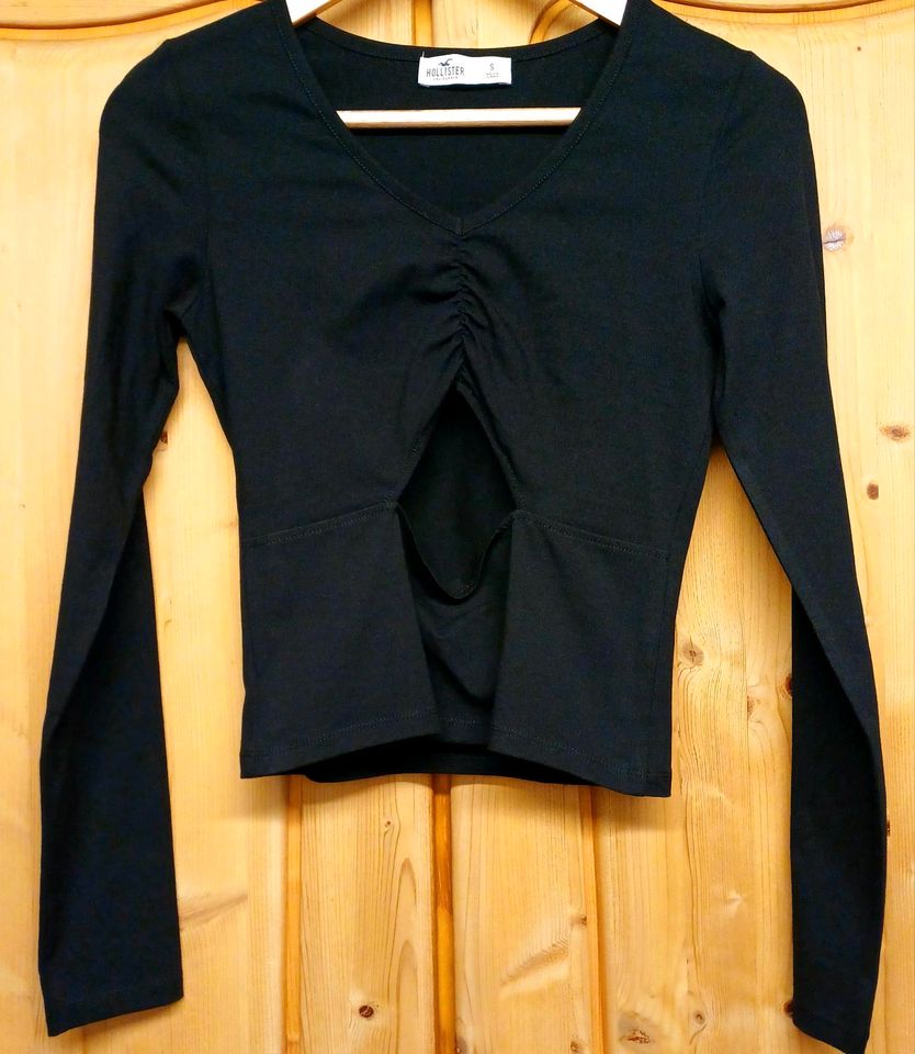 Hollister Damen Shirt, schwarz, Größe S, Neu! in Hambrücken