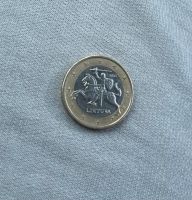 1€ Münze LIETUVA Jahr 2015 Brandenburg - Zossen-Waldstadt Vorschau