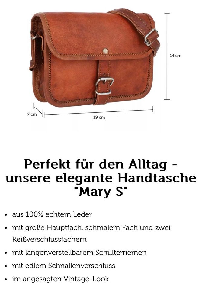 Gusti Leder Mary S Umhängetasche Vintage in Zwickau