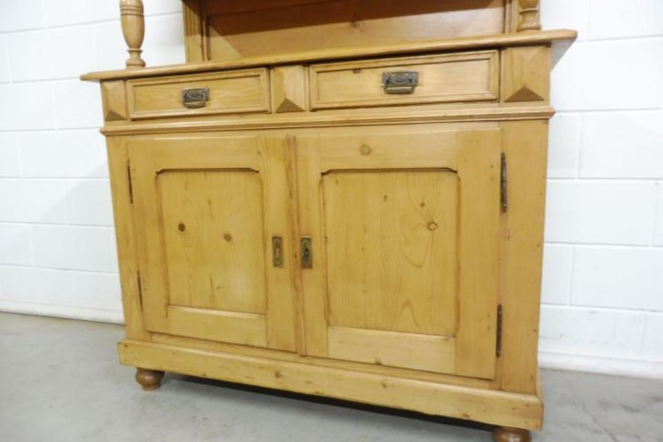 Antiker Buffetschrank Küchenschrank Vitrine Weichholz um 1880 in Nordhorn