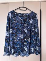 Cecil Bluse langärmlig blau mit Blumenmuster, Größe L Thüringen - Saalfeld (Saale) Vorschau