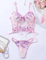 BH Set, Spitze, Neu, rosa lila, Blume, Unterwäsche Osterholz - Ellener Feld Vorschau