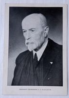 1937 Tschechien Ansichtskarte Profil des Präsidenten T.G.Masaryk, Nordrhein-Westfalen - Velbert Vorschau