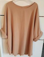 Made in Italy Bluse Shirt Curvy Mode Oversize Beige Dortmund - Innenstadt-West Vorschau