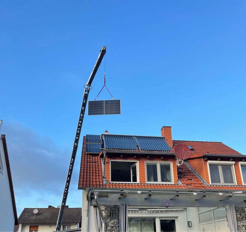 Blackout sichere PV Anlage mit Wind Wasser Diesel Aggregat in Freilingen