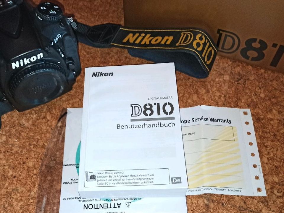 Nikon D810 DSLR Body in sehr gutem Zustand in Moosthenning