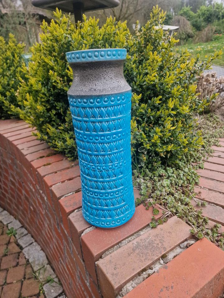 Carstens Vase XL groß vintage retro Keramik Türkis 70er 70s deko in Ibbenbüren