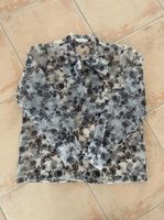 Reserved Bluse grau schwarz geblümt Blumen floral Frühling 40 Nordrhein-Westfalen - Marienheide Vorschau