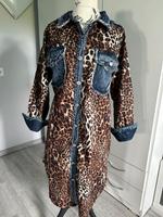 Bubblee Paris Leoparden Jeans Kleid 42/44 Paris Fashion Shop Thüringen - Bad Tennstedt Vorschau