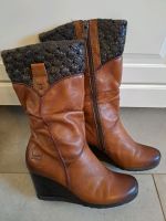 Bama Stiefel Stiefeletten Gr.39 Cognac/ braun Echtes Leder Brandenburg - Zehdenick Vorschau