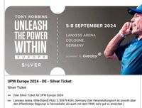 2 Silver Tickets für UPW Tony Robbins in Köln Nordrhein-Westfalen - Rheda-Wiedenbrück Vorschau