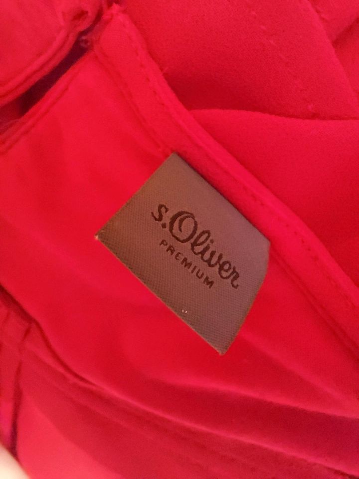 Bluse kurzarm 40, rot=s.Oliver, beige=opus in Waldbrunn