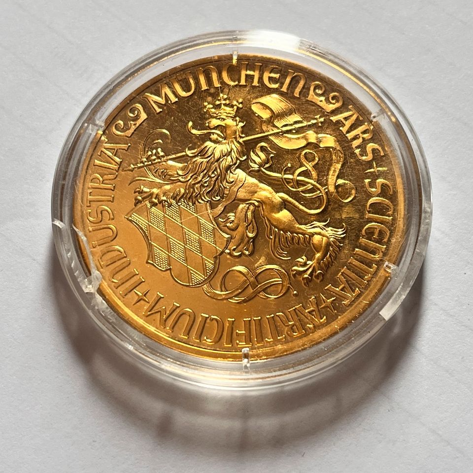 500 Jahre Weihe der Frauenkirche München Goldmedaille / Münze in Burtenbach