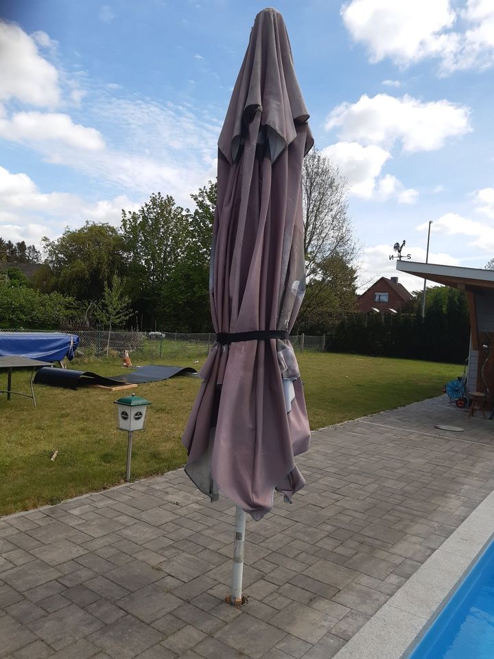 Sonnenschirm 4x4 Meter Gastro Schirm Carlsberg in Wahlstedt
