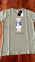 Polo Ralph Lauren Damen T-Shirt – Grün mit Beret Bear Düsseldorf - Stockum Vorschau