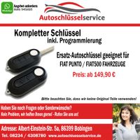 Fiat ✅ Ersatz-Autoschlüssel Nachmachen Reparieren Programmieren Bayern - Bobingen Vorschau