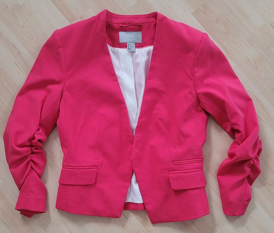 Blazer H&M pink Größe 34 in Mering