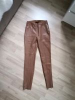 Lederleggings Lederhose Hose Leggings Leder Braun XS 34 Hessen - Ebsdorfergrund Vorschau