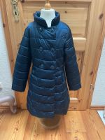 Mantel Benetton 8-9 J. 140 Jacke Wintermantel blau Navy gesteppt Hessen - Bad Soden am Taunus Vorschau