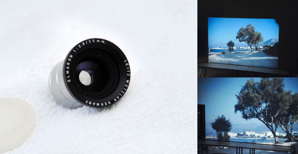 Leica Leitz Elmaron 2,8 35 mm Dia Projektor Pradovit Objektiv RAR in Bochum