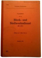 Vorschriften f. d. Block- und Stellwerksdienst 1954 DR Eisenbahn Niedersachsen - Uelzen Vorschau