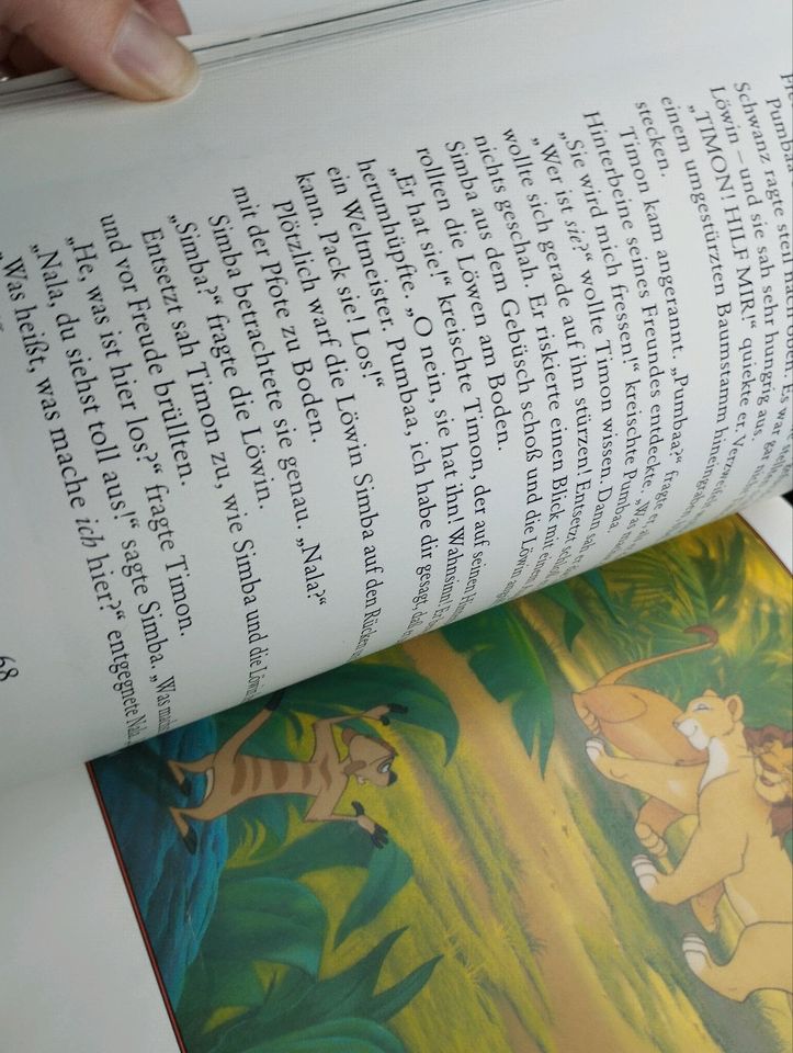 Der König der Löwen Disney Schneider Buch 1994 in Weißenburg in Bayern